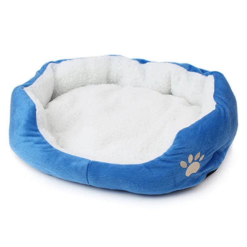 Cozy Plush Pet Cave Bed – Warm & Comfy for Cats & Small Dogs