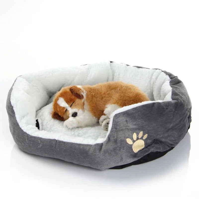 Cozy Plush Pet Cave Bed – Warm & Comfy for Cats & Small Dogs