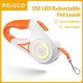 Smart LED Retractable Leash for Dogs