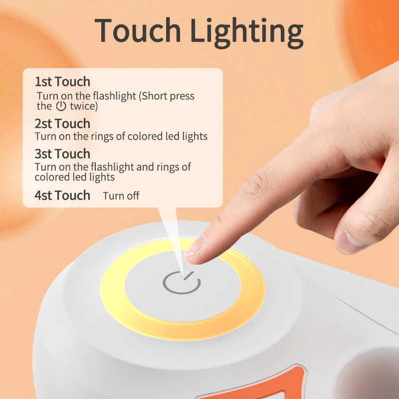 Smart LED Retractable Leash for Dogs